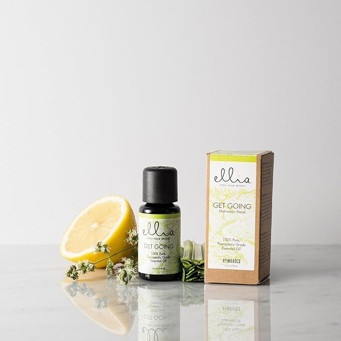 Ellia Diffuser Essential Oil | Get Going Blend| 15ml, 100% Pure, Therapeutic Grade
