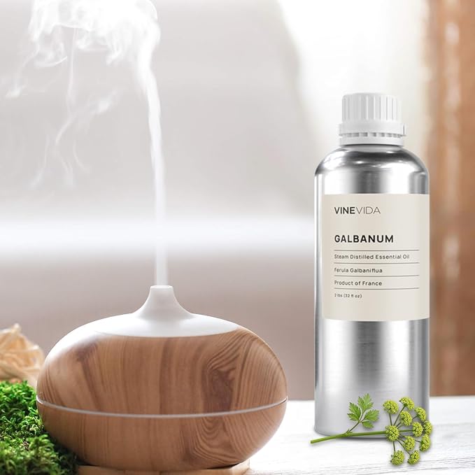 VINEVIDA [32oz] Galbanum Essential Oil - Bulk Essential Oil for Soap Making and Candle Making
