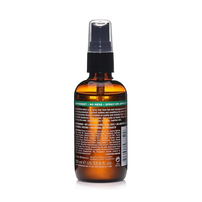 Earth Therapeutics Tea Tree Moisturizing Foot Oil (3.38 oz)