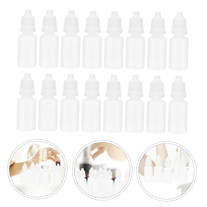 MERRYHAPY 50pcs Essential Oil Drip Bottles Leakproof Containers for Travel Beauty and Daily Use Liquid Holders with Tight Sealing for Easy Dispensing
