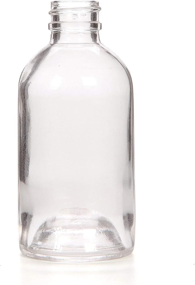 Hosley Set of 12 Diffuser Boston Round Style Glass Diffuser Bottles 85 Milliliter Large. Great for Storing Essential Oils DIY Diffusers Craft Projects Wedding Party O9