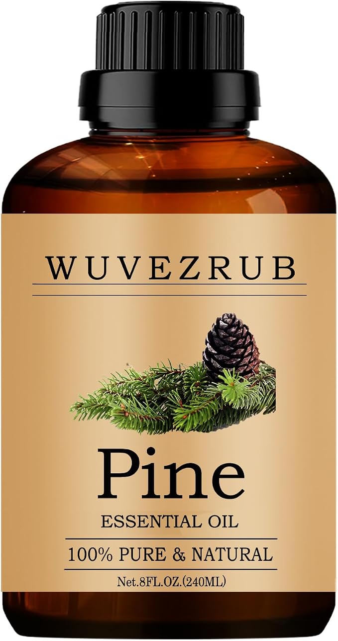 Pine Essential Oils, 240ML Pure and Natural Essential Oil for Aromatherapy Diffuser - 8 Fl Oz