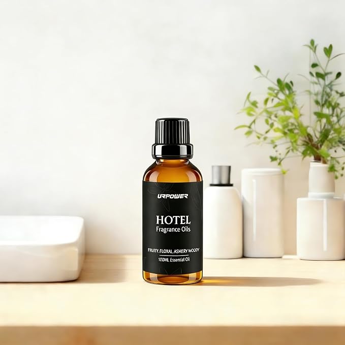 URPOWER 100ml Hotel Collection Diffuser Oil Inspired by The Ritz-Carlton Hotel Scent – Fruity Floral Amber Fragrance Oil, Diffuser Essential Oil for Ultrasonic and Waterless Diffusers