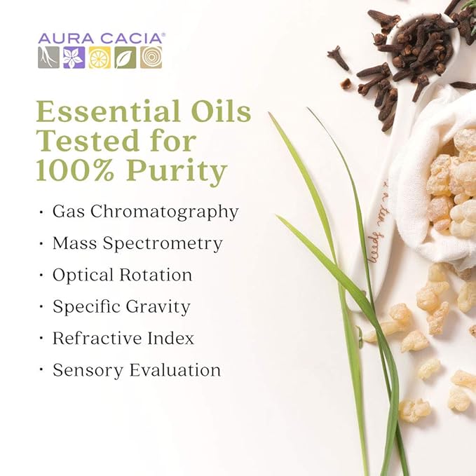 Aura Cacia 100% Pure Tea Tree Essential Oil, 100% Pure Therapeutic Grade, 15 ml in Box, Melaleuca alternifolia (Pack of 2)
