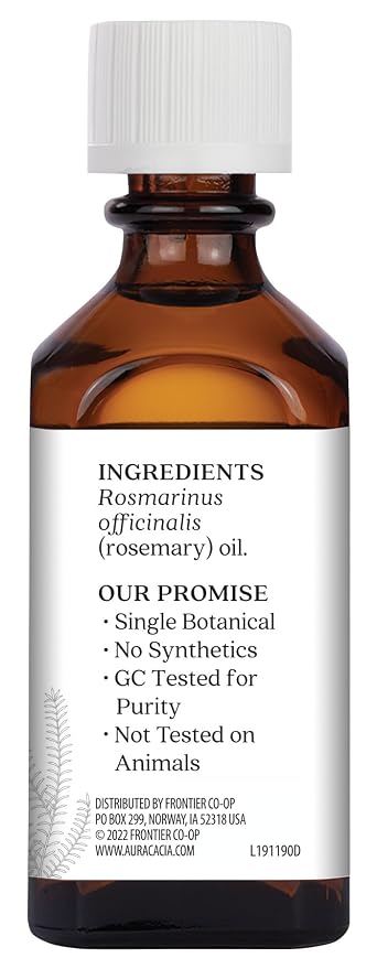 Aura Cacia Essential Oil, Cleansing Rosemary, 2 Fluid Ounce