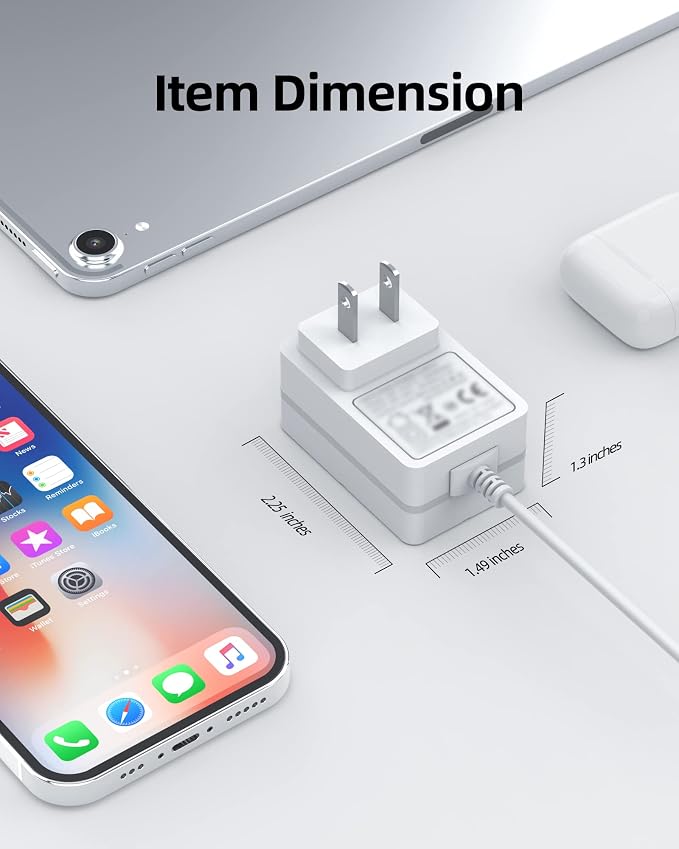 Superer 24V Power Cord Fit for Essential Oil Diffuser Aroma Humidifier Diffuser Young Living, doTERRA, InnoGear, Aromatherapy, ASAKUKI Replacement Charger Supply Adapter (UL Listed)
