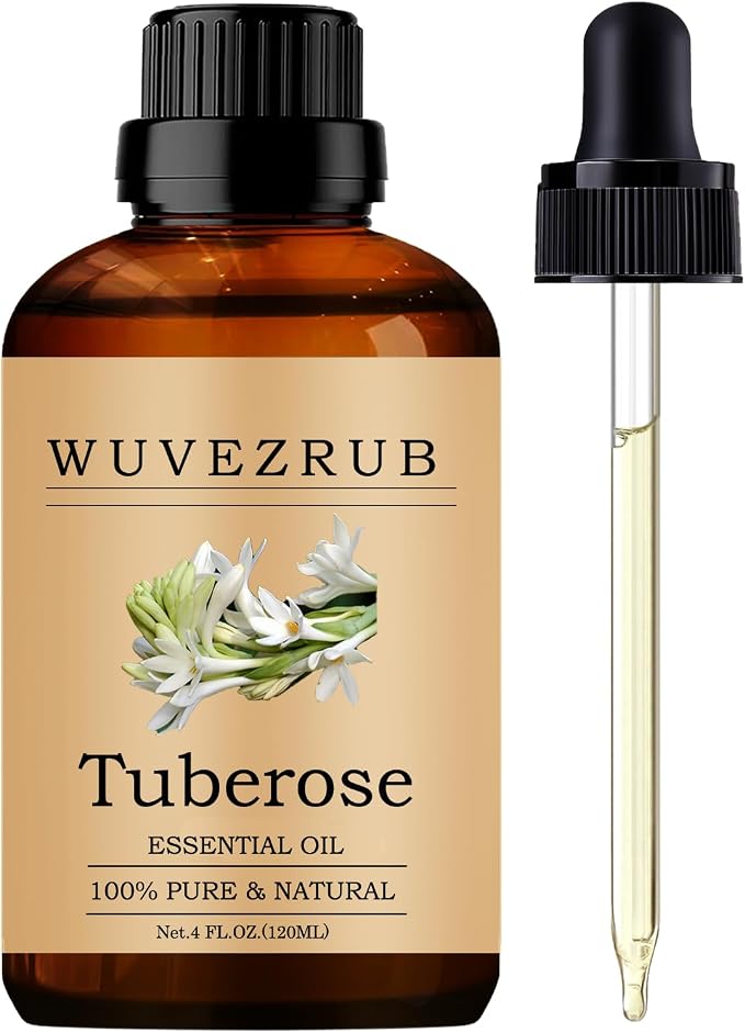 Tuberose Essential Oil - 120ML Pure and Natural for Aromatherapy Diffuser - 4 Fl Oz