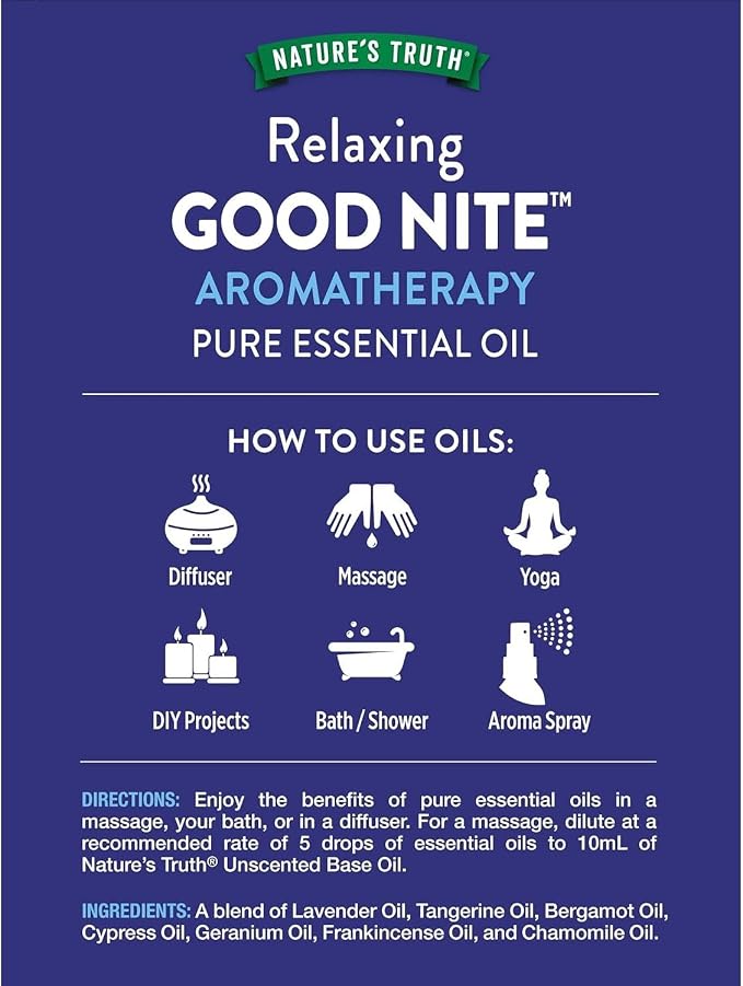 Nature's Truth Good Nite Aromatherapy Essential Oil Blend (Pack of 4)