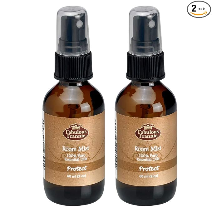 Fabulous Frannie Protect Essential Oil Pillow or Room Mist A perfect blend of Lemon, Cinnamon, Clove, Eucalyptus and Rosemary Pure Essential Oils 2oz each 2pk