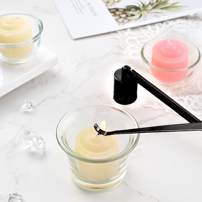 3 in 1 Candle Accessory Set,Candle Care Kit,Candle Wick Trimmer,Wick Dipper with Gift Packaging(Black)