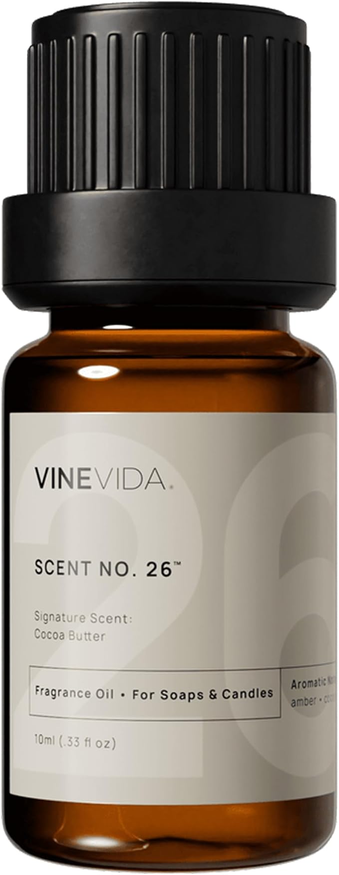 VINEVIDA [0.33oz] Cocoa Butter Fragrance Oil for Candle Making and Soap Making - Premium Candle Scents for Soy Candles