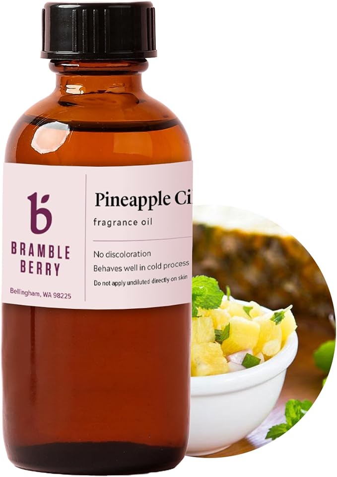Bramble Berry Pineapple Cilantro Tropical & Fresh Scent for Soap Making, Candles, Lotion, Bath Bombs & Perfume | Skin Safe, Vegan, Paraben & Phthalate Free, DIY Craft Essential
