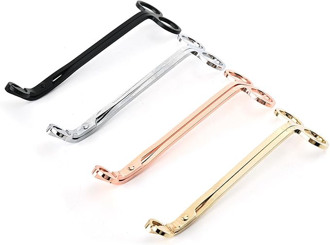 Candle Wick Trimmer, Candle Snuffer Long Handle Candle Accessory Set(Silver Wick Trimmer)