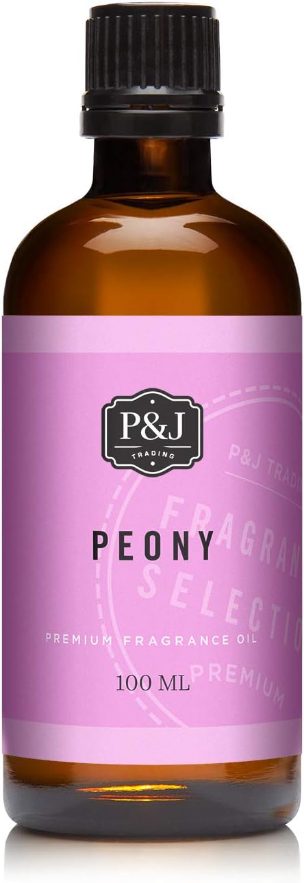 P&J Trading Fragrance Oil | Peony Oil 100ml - Candle Scents for Candle Making, Freshie Scents, Soap Making Supplies, Diffuser Oil Scents