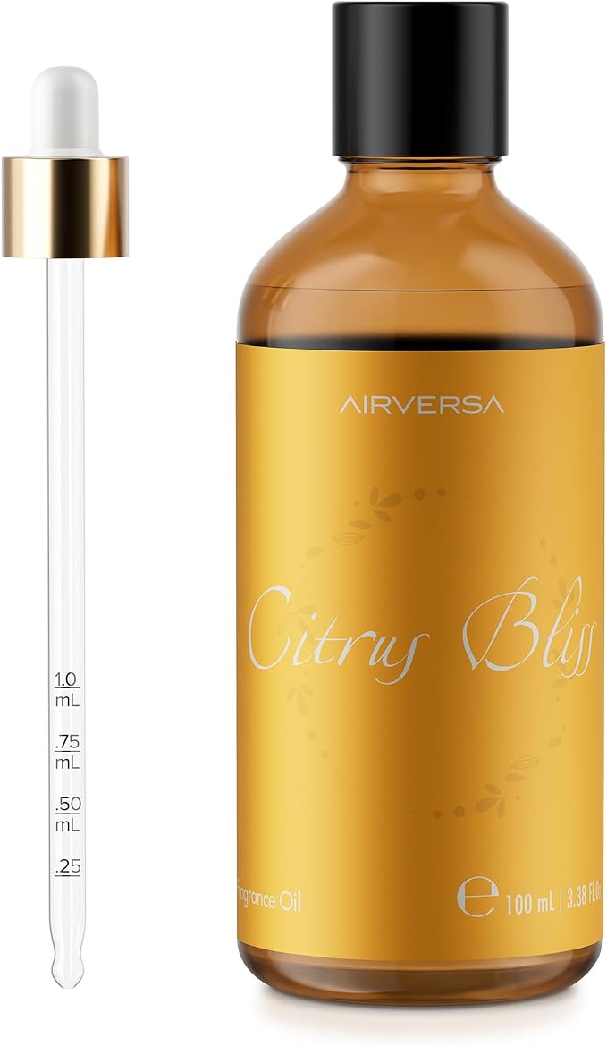 Airversa Diffuser Oil, Fragrance Oil, Hotel Scent Oil 3.38 Fl Oz | 100 mL - Citrus Bliss