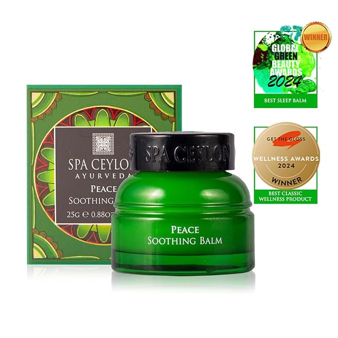 SPA CEYLON PEACE Soothing Balm | Instant Cooling Relief | Natural & Silicone-Free | Paraben-Free | Suitable for all skin types
