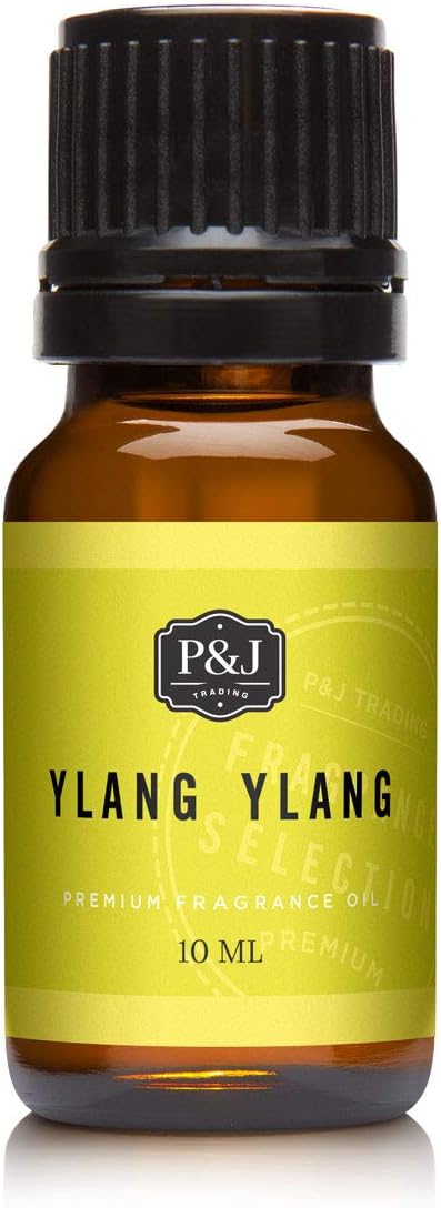 P&J Trading Fragrance | Ylang Ylang Oil 10ml - Candle Scents for Candle Making, Freshie, Soap Making Supplies, Diffuser Oil Scents
