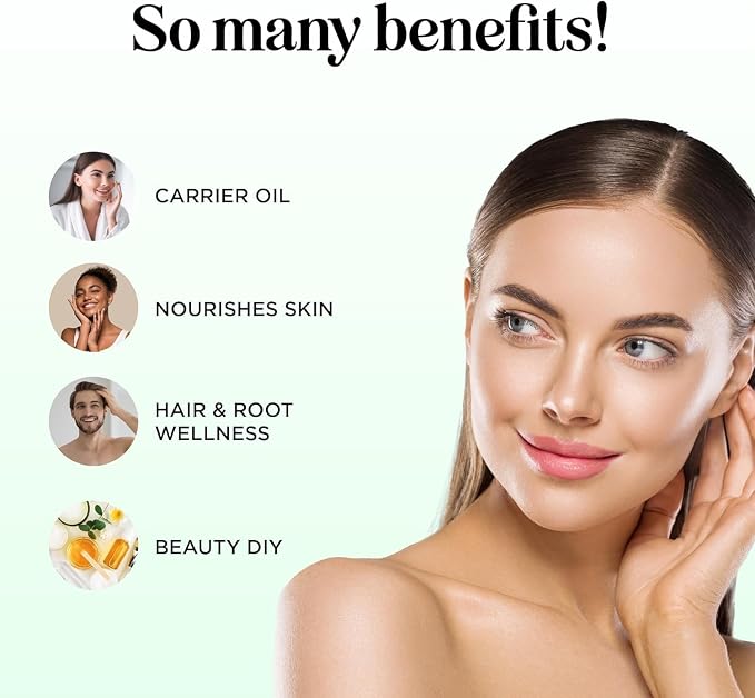 Avocado Oil For Hair and Skin - 100% Pure Avocado Oil for Skin and Nail Care plus Dry Hair Treatment and Facial Oil Moisturizer - Natural Hair Oil and Carrier Oil for Essential Oils Mixing (4 Fl Oz)