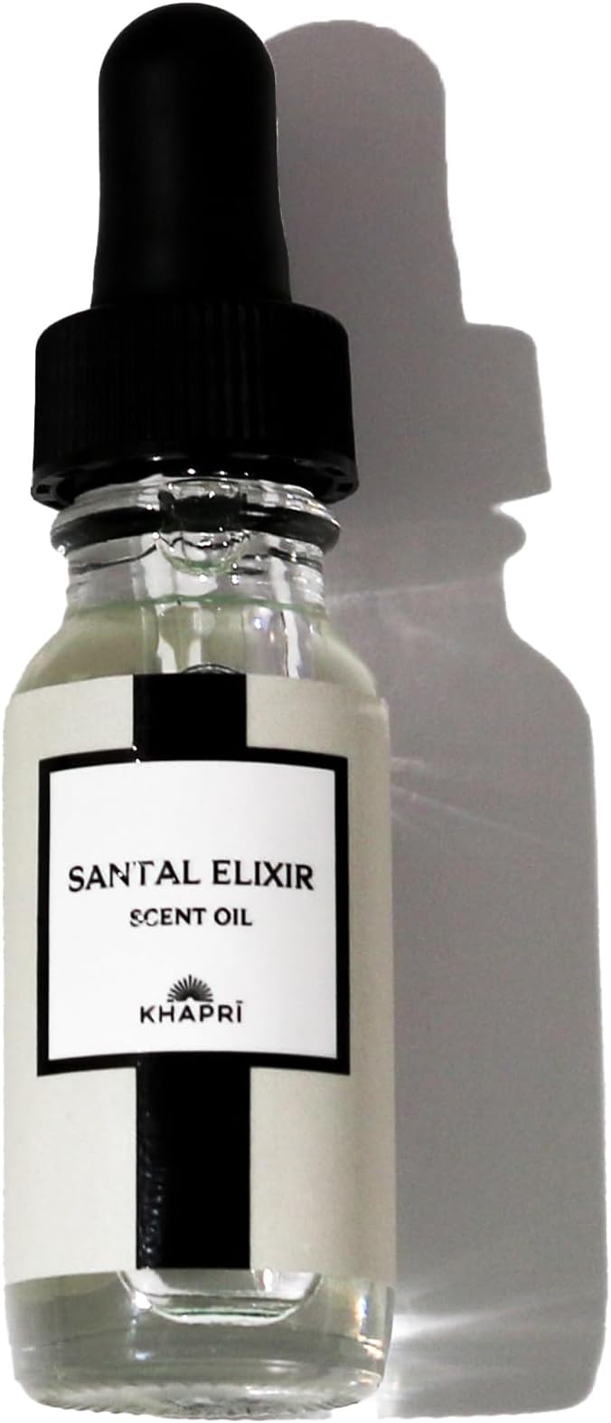 Hotel Inspired Home Perfume Collection -Santal Elixir– Premium Essential Oil Blend (15mL/0.5 fl Oz) Aroma with Geranium, Sandalwood & Cardamom | Long-Lasting, Dropper for Diffuser | Made in USA