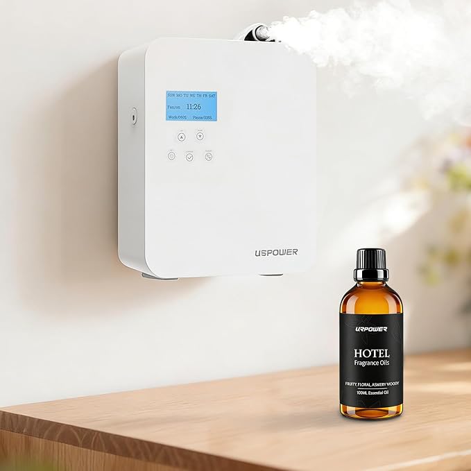 URPOWER 100ml Hotel Collection Diffuser Oil Inspired by The Ritz-Carlton Hotel Scent – Fruity Floral Amber Fragrance Oil, Diffuser Essential Oil for Ultrasonic and Waterless Diffusers
