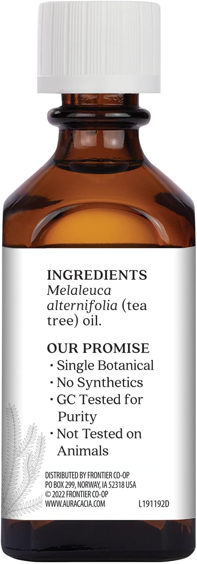 Aura Cacia Tea Tree Essential Oil, Pure Melaleuca Alternifolia Oil, Purifying Aromatherapy for Cleansing, Diffusers and DIY Skincare | 2 Fl Oz (Pack of 1)