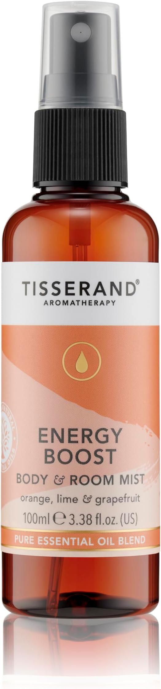 Tisserand Aromatherapy,Energy Boost Moodfix Mist,Essential Oil Spray with Orange Lime and Grapefruit,100% Natural Pure Essential Oils,100ml