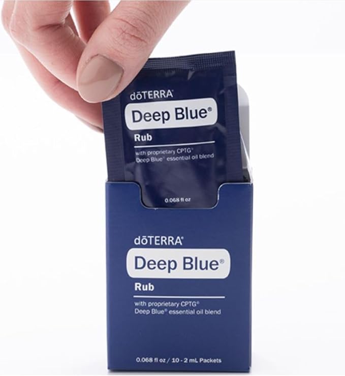 doTERRA Deep Blue Rub Samples, 0.068 Fl Oz (Pack of 10)