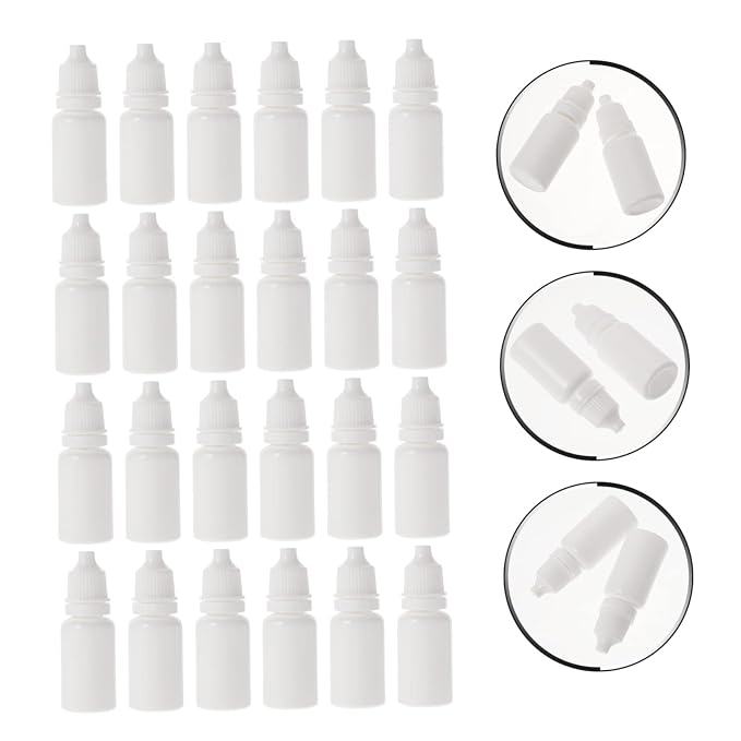 MERRYHAPY 50pcs Essential Oil Dispensers Portable Drops Bottles for Travel for Storing Oils Fragrances and Liquids for Daily Use and Sharing