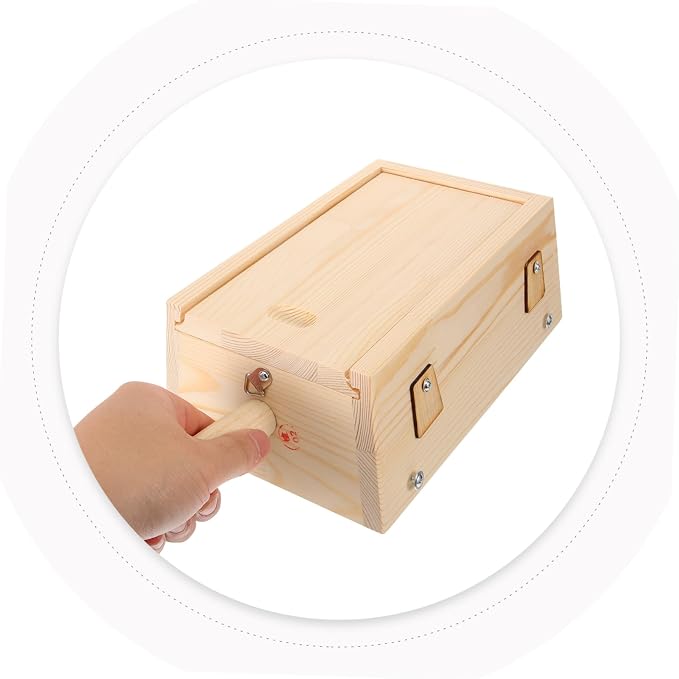 NOLITOY 4pcs Box Moxibustion Tool Moxa Box Burner Case Wooden Moxibustion Burner Portable
