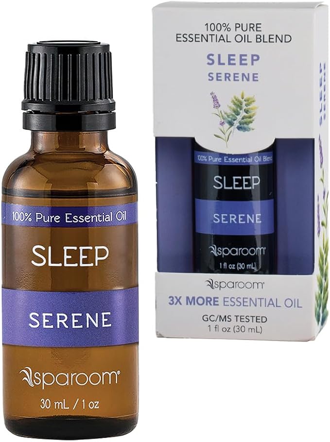 SpaRoom Aromatherapy 100% Pure Undiluted Essential Oil, Serene Sleep Blend, 30 mL