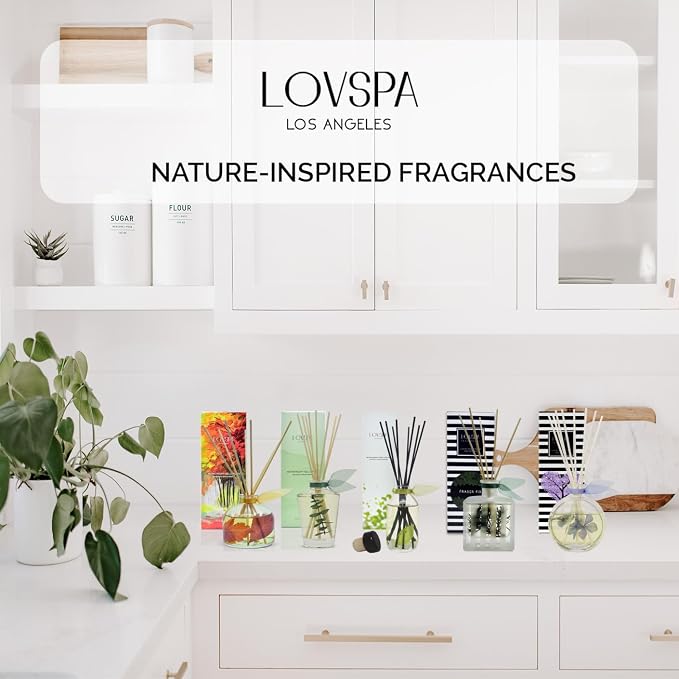 Eucalyptus Reed Diffuser Set for Home, Revive Fresh Eucalyptus, Sage, Citrus & Mint Scent Diffuser with Sticks for Bathroom Shelf Decor Accessories, Top Aromatherapy Gift for Women
