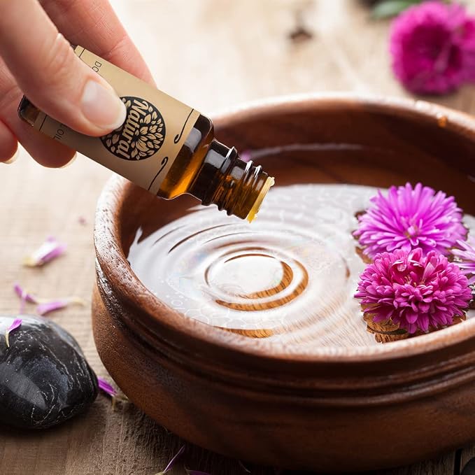 AKARZ Orris Essential Oil Natural Organic Pure Orris Oil for Skin Body Hair Care,Diffuser, Candle,Soap,Making, DIY,Massage Aroma 0.34 Fl Oz (10ml)