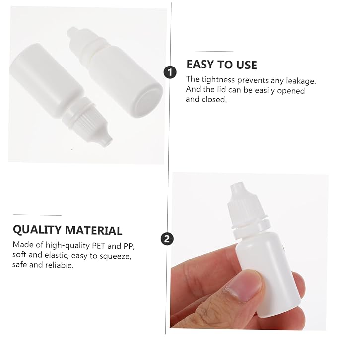 MERRYHAPY 50pcs Essential Oil Dispensers Portable Drops Bottles for Travel for Storing Oils Fragrances and Liquids for Daily Use and Sharing