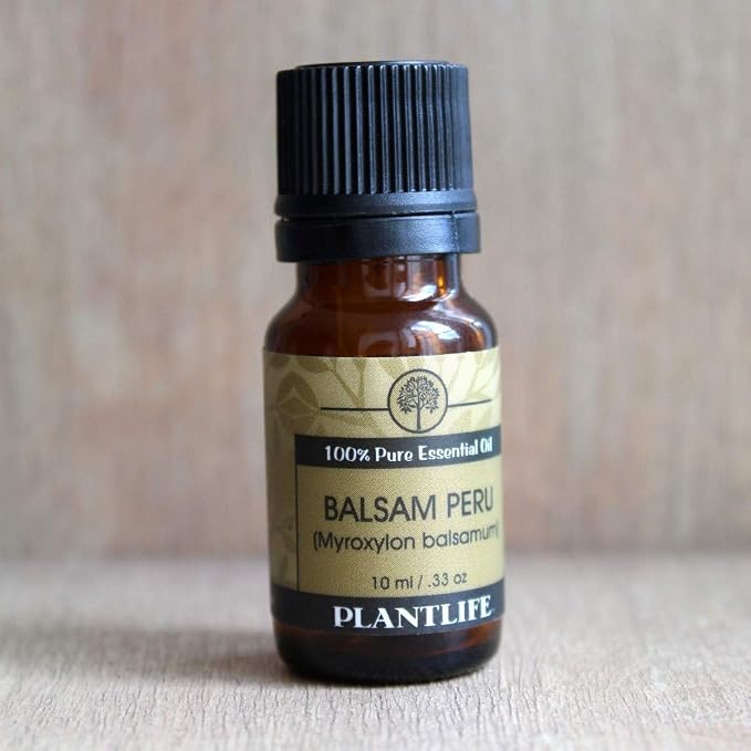Plantlife Balsam Peru Aromatherapy Essential Oil - Straight from The Plant 100% Pure Therapeutic Grade - No Additives or Fillers - 10 ml