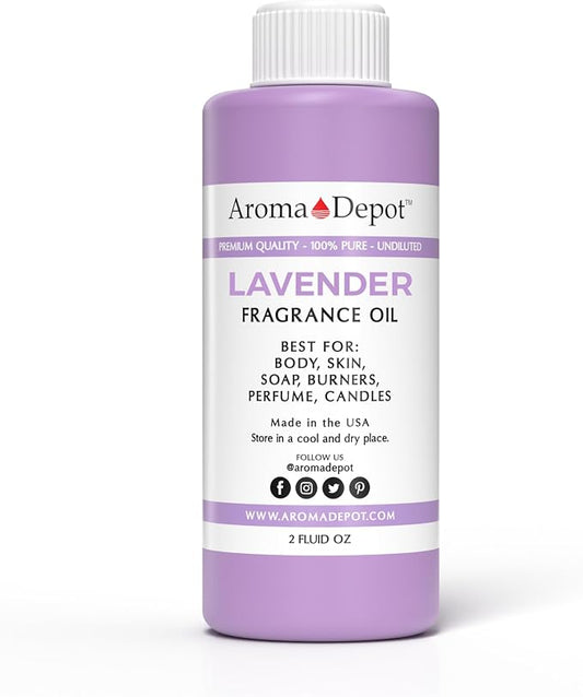 Lavender 2 oz. / 60ml Perfume I Skin Oil I Our Interpretation Premium Quality I Uncut I Fragrance Oil I Skin Safe I Add Aroma to Your DIY Projects I Scented Oil