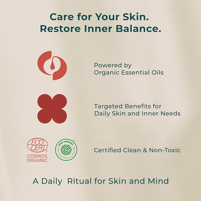 INNA ORGANIC Organic Sheet Mask - After Sun & Self Love, EWG & COSMOS Certified (Pack of 5) | Rose Geranium Essential Oils Infused Skin Care | Luxury Clean Beauty