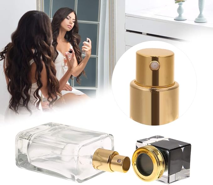 Refillable Perfume Bottle, 50ml/1.75fl oz Portable Glass Empty Perfume Refillable Containers Bags-Cases Replacement, Transparent Dropper Cologne Atomizer