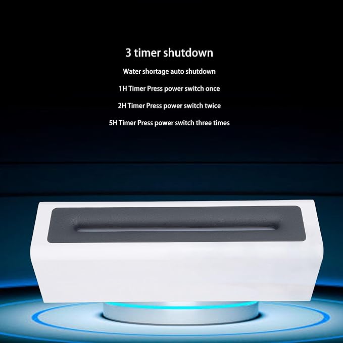 Essential Oil Diffuser, Timer Shutdown Aromatherapy Oil Diffuser USB Powered Flame Light 150ml Water Tank for Bedroom (White)