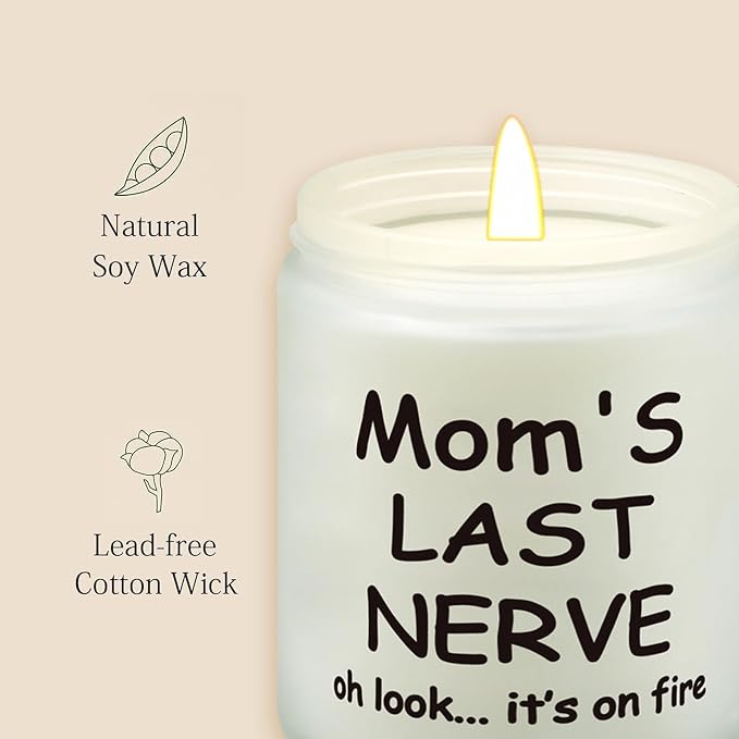 Lihome Gifts for Mom from Daughter & Son, Best Mom Birthday Gift, Mother’s Day, Thanksgiving, Christmas, Vanilla Coconut Scented Candle