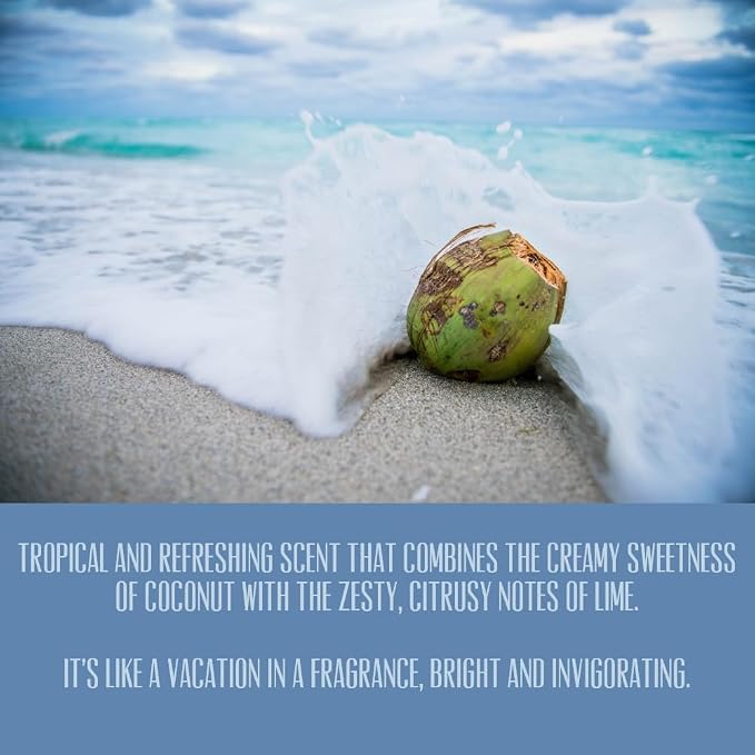 Coconut Lime from Our Beach Collection - Perfect for Adding Aroma to Freshies, Candles, Soaps, and Diffusers - 8 oz
