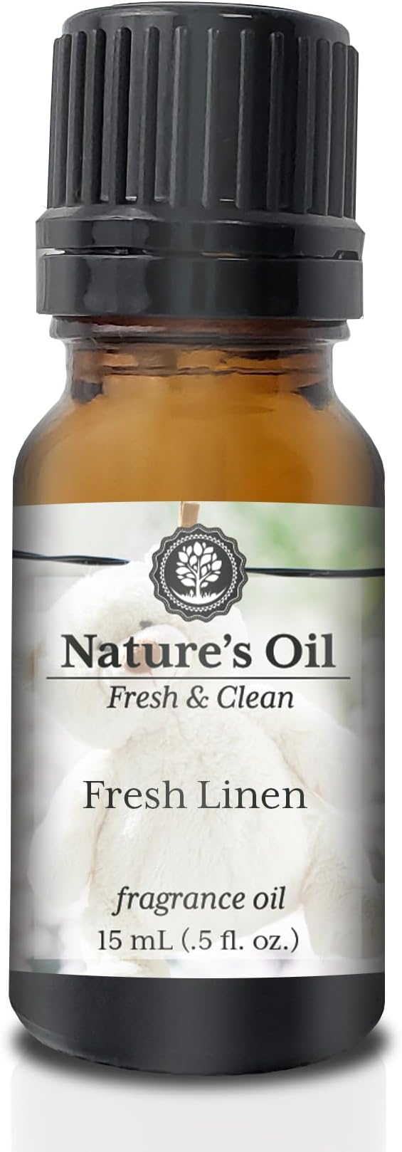 Fresh Linen Fragrance Oil for Perfume, Cologne, Diffusers, Soap Making, Candle Making, Lotion, Home Scents, Linen Spray, Bath Bombs, Slime (0.5 Fl Oz)