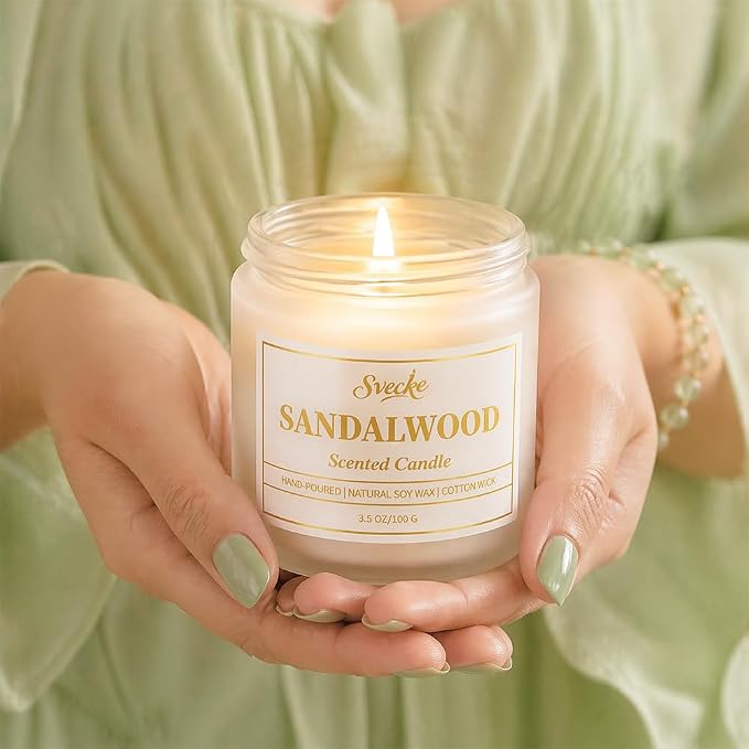 Scented Candles Set, 7 oz 2 Pack Soy Wax Jar Candles, Home Aromatherapy Candle Gift Set for Women Men, Candle Gifts for Birthday Housewarming New Home