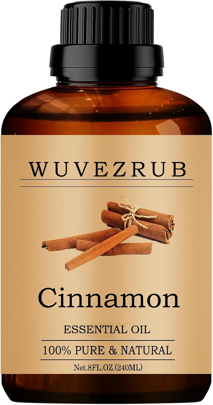 Cinnamon Essential Oil - 240ML Pure, Natural for Aromatherapy Diffuser - 8 Fl Oz