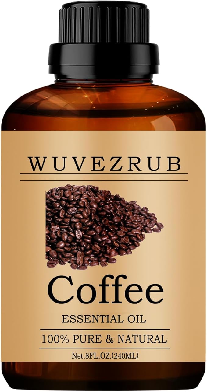 Coffee Essential Oils, 240ML Pure and Natural Essential Oil for Aromatherapy Diffuser - Coffee /8 Fl Oz