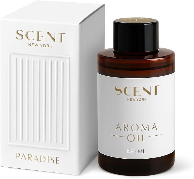 Scent New York Aroma Paradise Reed Diffuser Refill, Aromatherapy, Room, Bedroom & Office | Fragrance Oil Diffuser Refill | Luxury Hotel-Inspired Scent, 3.38 fl oz (100 ml)