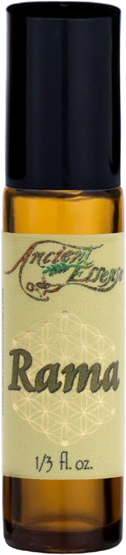 Ancient Essence Rama Roll On Essential Oil for Men & Women Vibrant Mystique Fragrance Aromatherapy Calm & Relaxing Rejuvenates Skin (1/3 FL OZ)