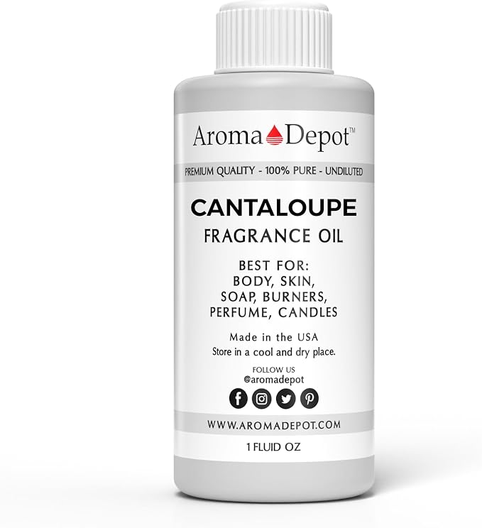 Cantaloupe 1oz Fragrance Oil I Perfume I Skin Oil I Scented Oil. DIY Projects Such as Candles, Bath Bombs, Body Butters, Creams & Lotions. Few Drops in The Diffuser, Burners, or Warmers.
