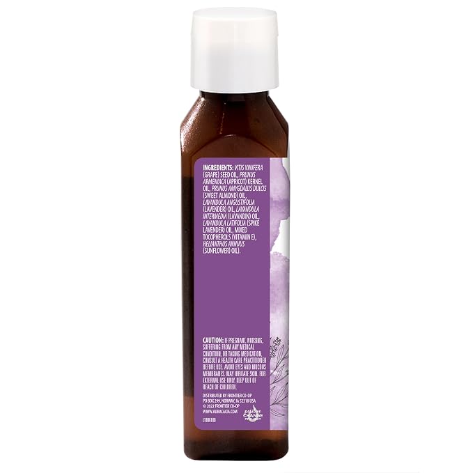 Aura Cacia Body Oil, Relaxing Lavender, 4 Fluid Ounce