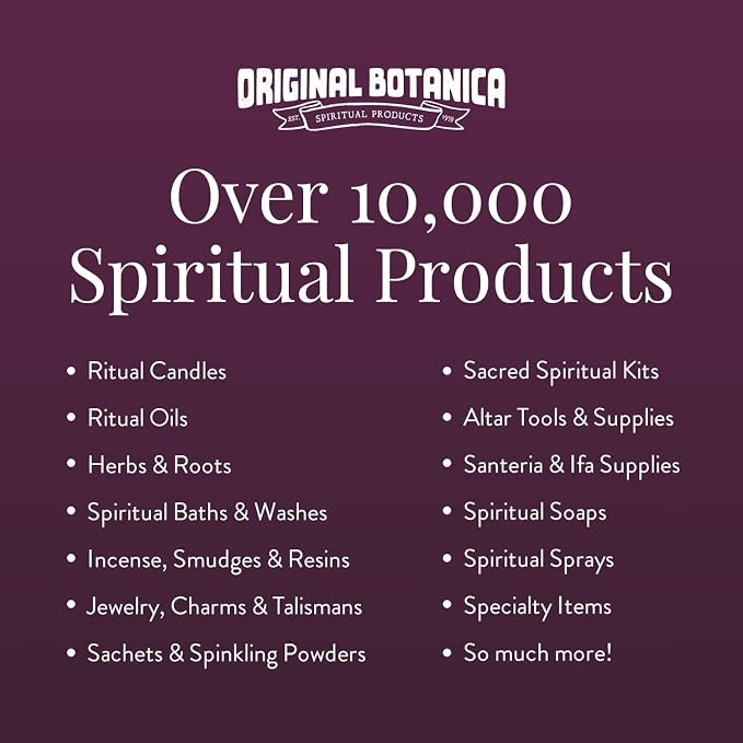 Original Botanica Uncrossing & Cleansing 7 Wicks Candle, White