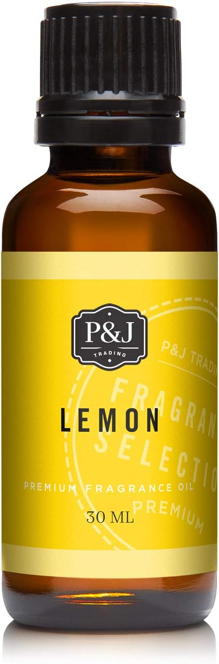 P&J Trading Fragrance Oil | Lemon Oil 30ml - Candle Scents for Candle Making, Freshie Scents, Soap Making Supplies, Diffuser Oil Scents